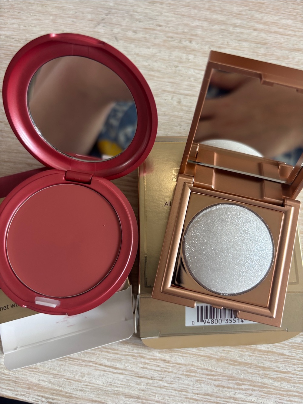 Stila blush/glimmer combo - heaven’s dew & convertible color. NIB